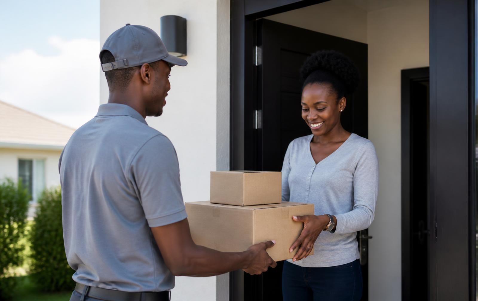 Stratix Logistix delivery van in Botswana